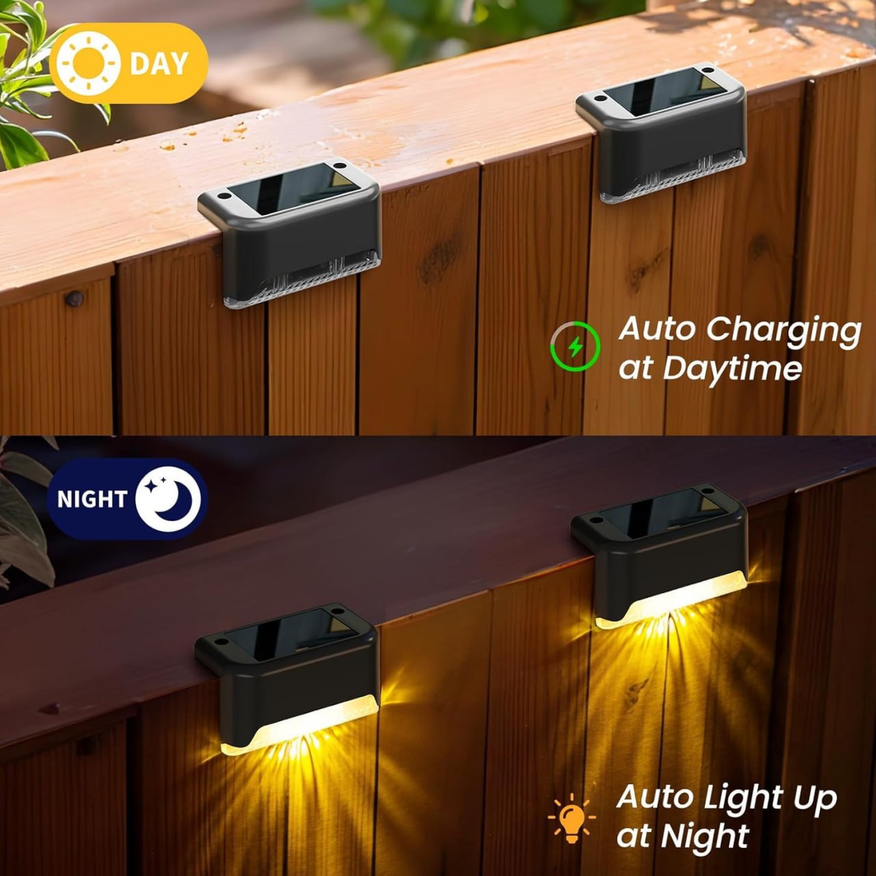 SOLAR DECK LIGHTS\ PACK OF 5
