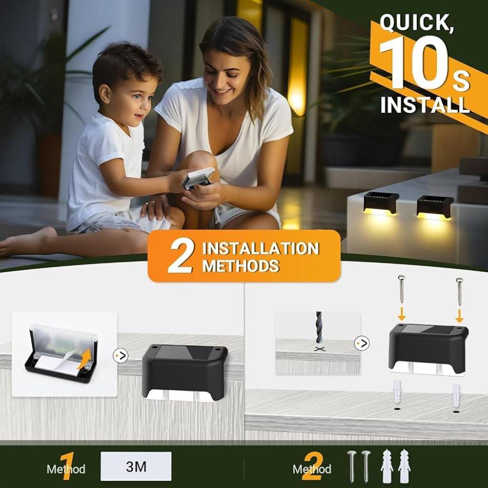 SOLAR DECK LIGHTS\ PACK OF 5