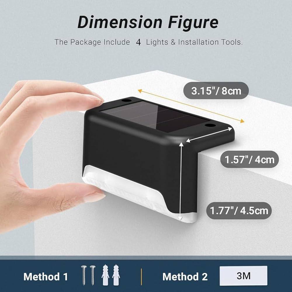 SOLAR DECK LIGHTS\ PACK OF 5